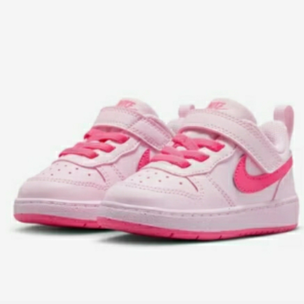 Nike Court Borough Low 2 Revised Light Pink Foam TD Sneakers 4c